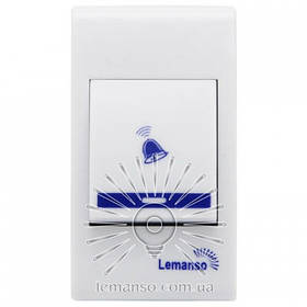 Дверний дзвінок Lemanso 230V LDB49 білий із синім