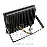 Прожектор LED 50W 6500K IP65 2800LM LEMANSO "Нептун" чорний/LMP72-50, фото 4