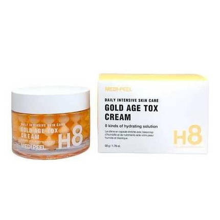 Антивіковий капсульний крем з екстрактом золотого шовкопряду Medi Peel Gold Age Tox Cream 50g, фото 1