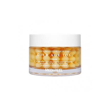 Антивіковий капсульний крем з екстрактом золотого шовкопряду Medi Peel Gold Age Tox Cream 50g, фото 4
