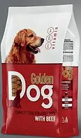 Сухой корм для собак Golden Dog с говядиной 10 кг