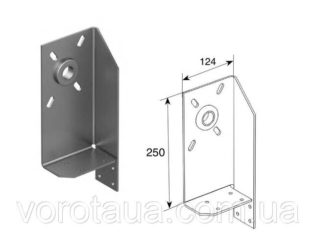 КРОНШТЕЙН ОПОРНЫЙ ДЛЯ ВЫНОСНОГО ВАЛА НА ТРУБЕ 100Х100 (ID#1835506406 ...
