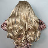 Перука пшеничний блонд, перука білявки хвиляста, перука світло-русява, фото 4