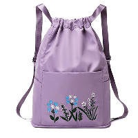Влагостойкий повседневный качественный складной рюкзак трансформер "Лілу" Пурпуровий