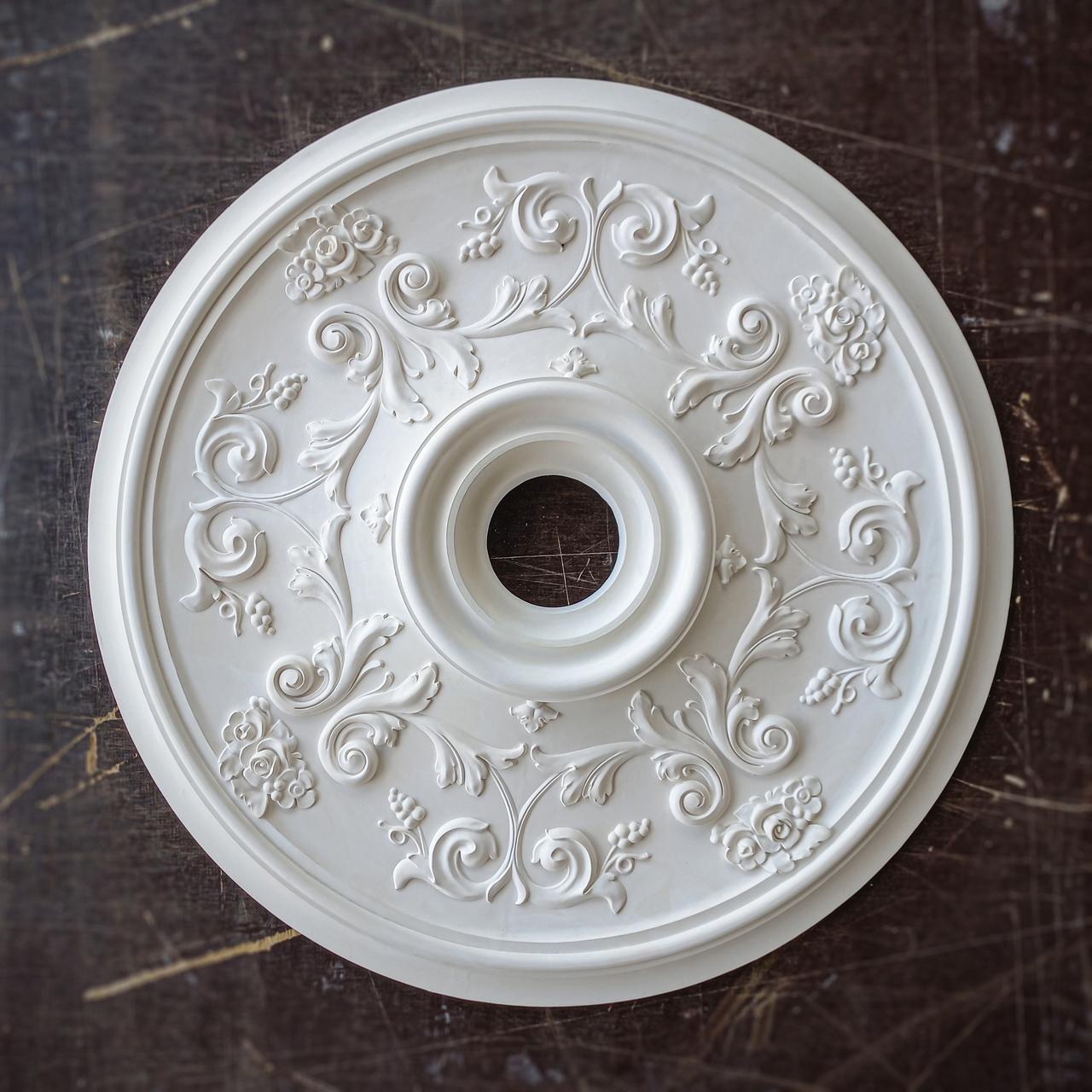 Купить Розетка потолочная из гипса р-128 Ø500мм, классическая, с ...