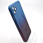 Чохол накладка з MagSafe Bright Case для Apple iPhone 11 Pro Max Plum-Blue, фото 2