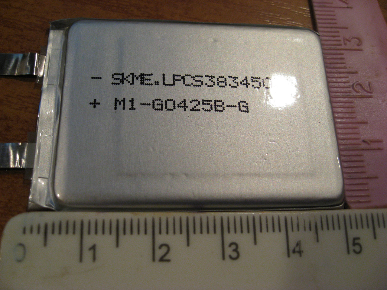 Літій-полімерний акумулятор 383450 LPCS 3,7 V 800mAh