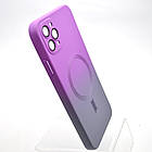 Чохол накладка з MagSafe Bright Case для Apple iPhone 11 Pro Max Violet-Gray, фото 2