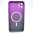 Чохол накладка з MagSafe Bright Case для Apple iPhone 11 Pro Max Violet-Gray, фото 4