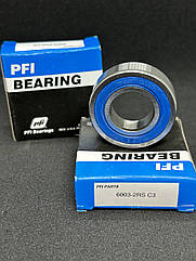 Підшипник 6003 2RS C3, 180103 C3 (17*35*10) PFI USA Original