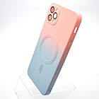 Чохол накладка з MagSafe Bright Case для Apple iPhone 11 Pro Max Peach-Gray, фото 3