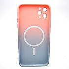 Чохол накладка з MagSafe Bright Case для Apple iPhone 11 Pro Max Peach-Gray, фото 5