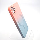 Чохол накладка з MagSafe Bright Case для Apple iPhone 11 Pro Max Peach-Gray, фото 2