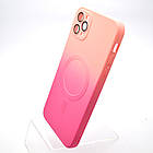 Чохол накладка з MagSafe Bright Case для Apple iPhone 11 Pro Max Peach-Barbie Pink, фото 3