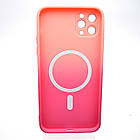 Чохол накладка з MagSafe Bright Case для Apple iPhone 11 Pro Max Peach-Barbie Pink, фото 5