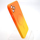 Чохол накладка з MagSafe Bright Case для Apple iPhone 11 Pro Max Orange-Yellow, фото 2