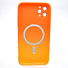 Чохол накладка з MagSafe Bright Case для Apple iPhone 11 Pro Max Orange-Yellow, фото 5