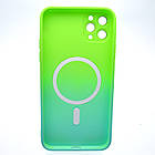 Чохол накладка з MagSafe Bright Case для Apple iPhone 11 Pro Max Green-Turquoise, фото 5