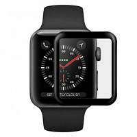 Защитная пленка для смарт-часов Apple Watch 44 mm (Черная)