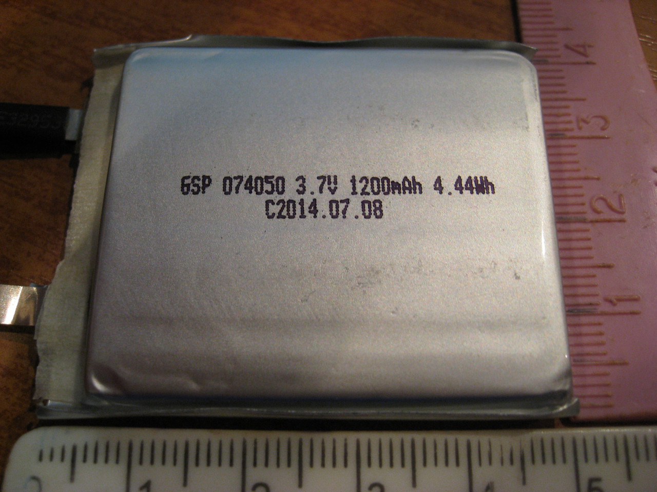 Літій-полімерний акумулятор 074050 GSP 3,7 V 1200mAh