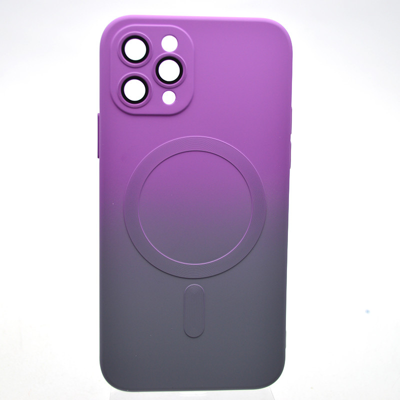 Чохол накладка з MagSafe Bright Case для Apple iPhone 11 Pro Violet-Gray, фото 1
