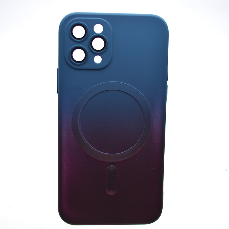 Чохол накладка з MagSafe Bright Case для Apple iPhone 11 Pro Plum-Blue, фото 1