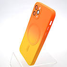 Чохол накладка з MagSafe Bright Case для Apple iPhone 11 Pro Orange-Yellow, фото 3
