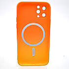 Чохол накладка з MagSafe Bright Case для Apple iPhone 11 Pro Orange-Yellow, фото 5