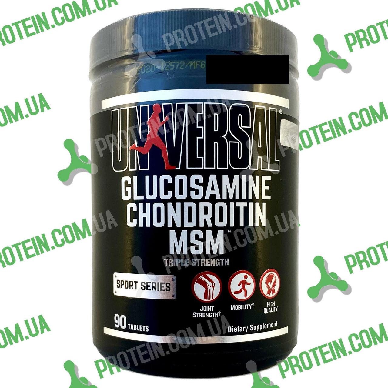 Хондропротектор Universal Nutrition UN Glucosamine Chondroitin MSM Sport 90 таб (Аналог Ultimate Nutrition)