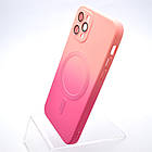 Чохол накладка з MagSafe Bright Case для Apple iPhone 11 Pro Peach-Barbie Pink, фото 3