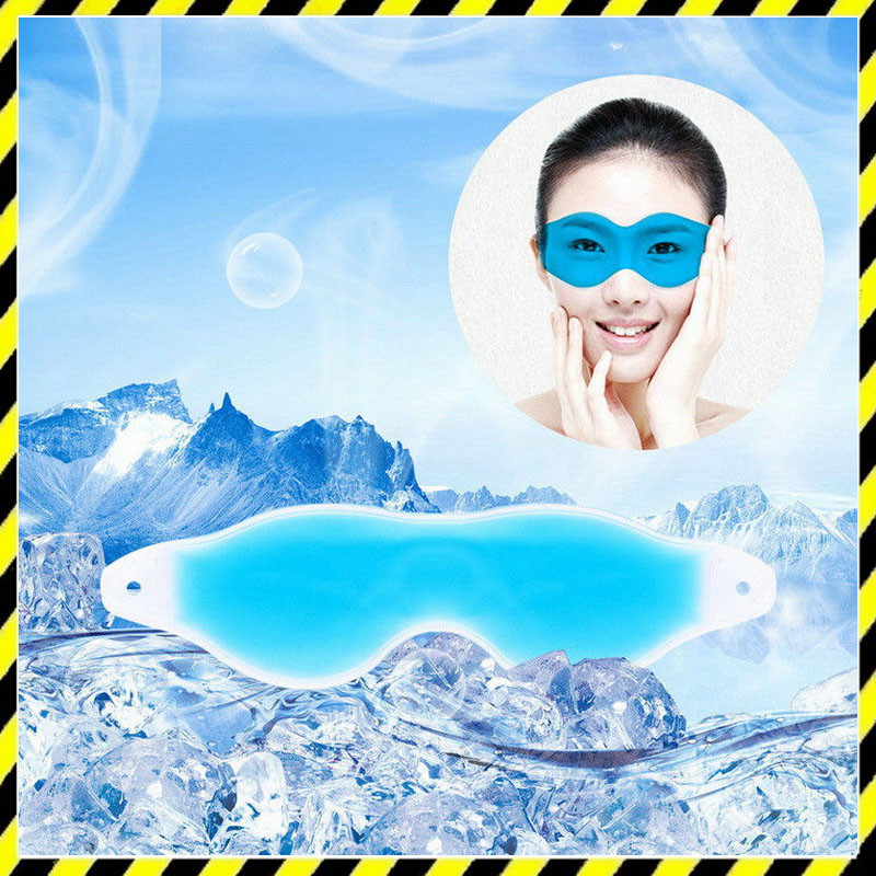 Маска для сну гелева охолоджувальна та зігрівальна Silenta Gel Mask Blue