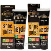 Крем для взуття ємкість 50 мл.т.-коричневого кольору "BLYSKAVKA" - легкий догляд за взуттям