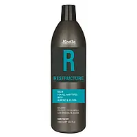 Бальзам для всех типов волос с миндальным маслом R RESTRUCTURE 1000 мл Mirella Professional