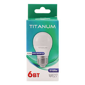 LED лампа Videx TITANUM g45 6W E27 4100K