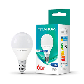 LED лампа Videx TITANUM g45 6W E14 4100K