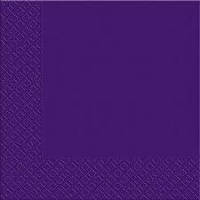 Салфетки Марго размер 33*33 количество 50 шт. 2 слоя "Темно-фиолетовые"