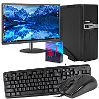 Офісний комп'ютер ПК ZEVS PC M725 + Монітор 19" TN Intel i7 4x3.8GHz + 480GB SSD + Клавіатура + Миша