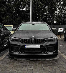 Сплітер BMW M5 F90 елерон губа спідниці переднього бампера (V1)