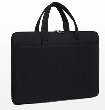 Дорожня сумка для ноутбука 15,6 дюймів / Чохол-сумка  для ноутбука / Сумка органайзер для ноутбука  Чорний