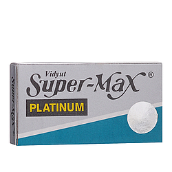 Леза для гоління Super Max Platinum 5 шт з нержавіючої сталі