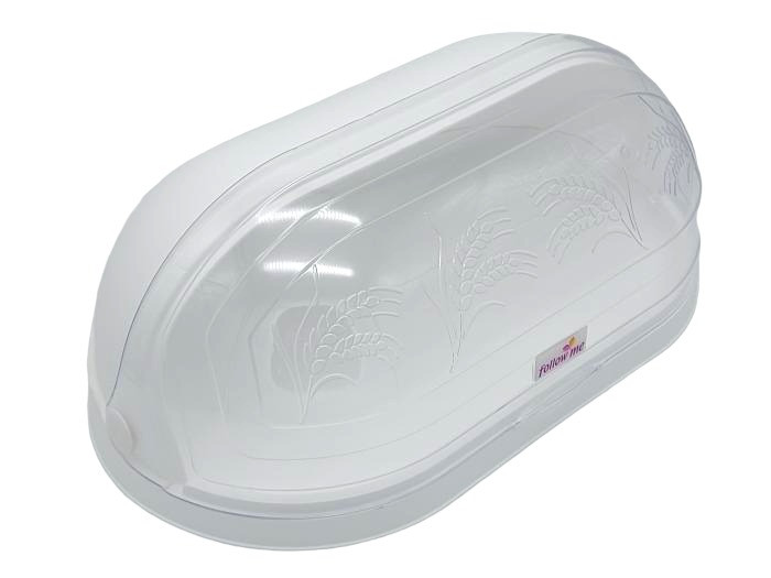 Хлібниця для хліба пластикова з кришкою овальна 1101 52 Bursev Plastik 47 * 28 cm H 17 cm