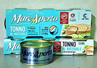 Тунець у власному соцi Mare Aperto 80 г.