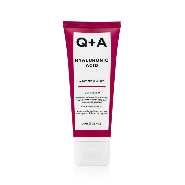 Зволожувальний крем з гіалуроновою кислотою Q+A Hyaluronic Acid Daily Moisturiser 75 мл, фото 1
