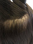 Навчальна манекен голова для зачісок з натуральним волоссям 80%, код 002 + подарунок, фото 3