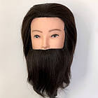 Навчальна манекен голова для зачісок (чоловіча), код 013 + подарунок, фото 2