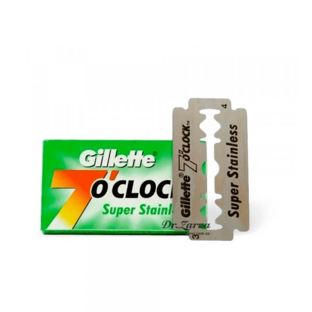 Леза для гоління Gillette 7o'clock 5 шт з нержавіючої сталі