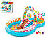 Надувний ігровий центр «Карамель», 259*191*130 см, з гіркою, водограєм, кульками, Intex 57149, фото 4