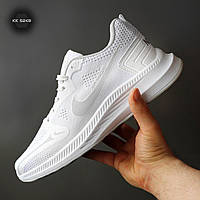 Мужские кроссовки Nike White (белые) лёгкие спортивные кроссы 5248