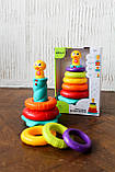 Пірамідка музична Райдужне каченя 2101, фото 6
