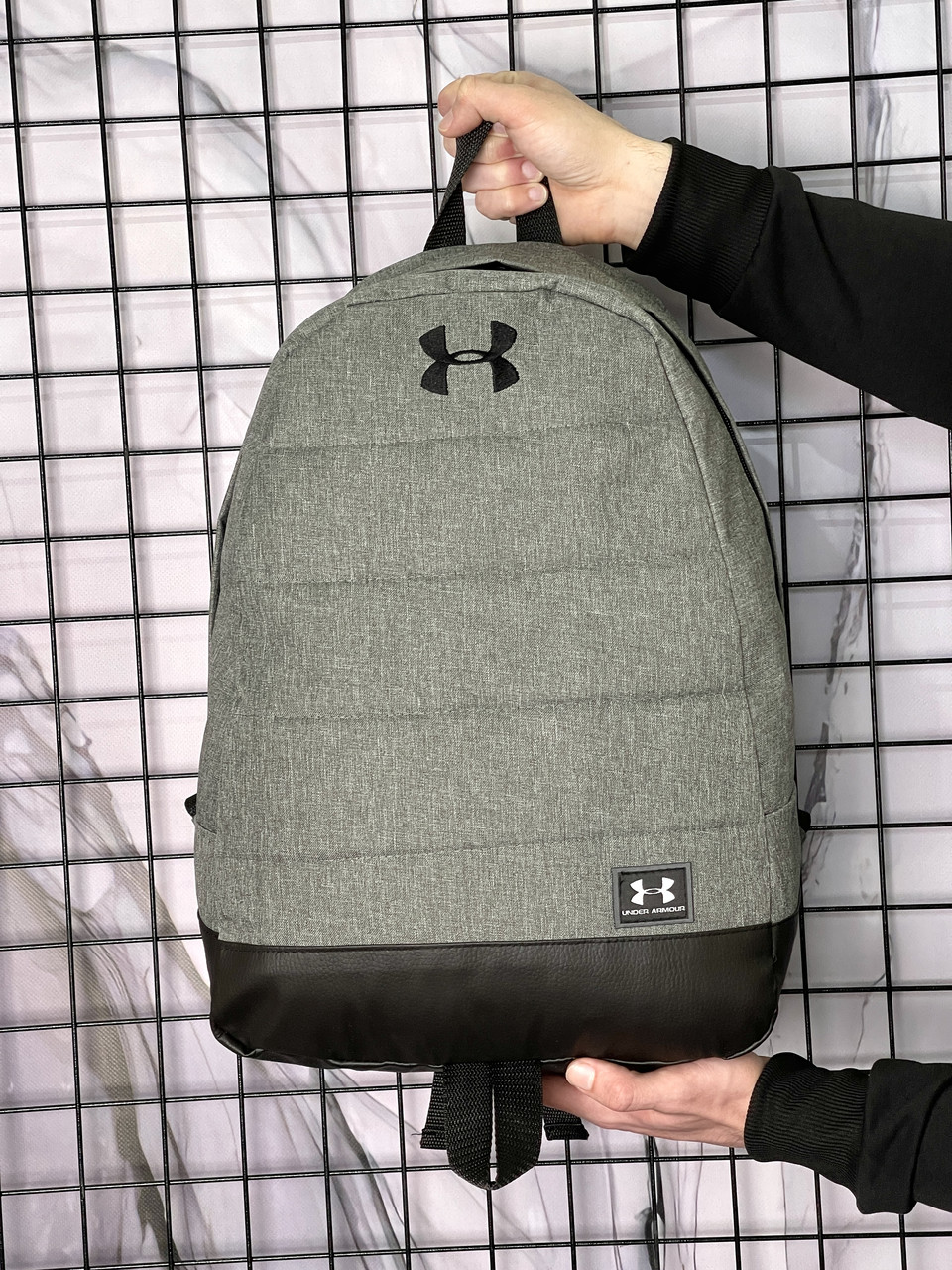 Рюкзак міський спортивний under armour чоловічий жіночий сірий портфель повсякденний сумка андер армур